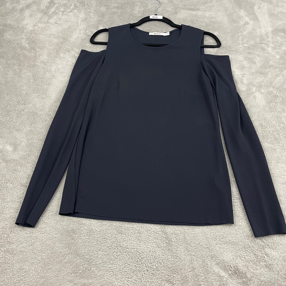 REVOLVE Bailey 44 Cheek To Cheek Top Womens M Black Stretch Cold Shoulder Slinky
